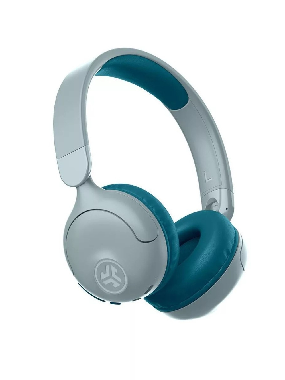 Wireless Over-Ear Headphones — Teal & Light Gray